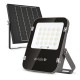Avide LED Ηλιακός Προβολέας 50W CW 6400K με Ξεχωριστό Ηλιακό Πάνελ και Τηλεχειριστήριο
