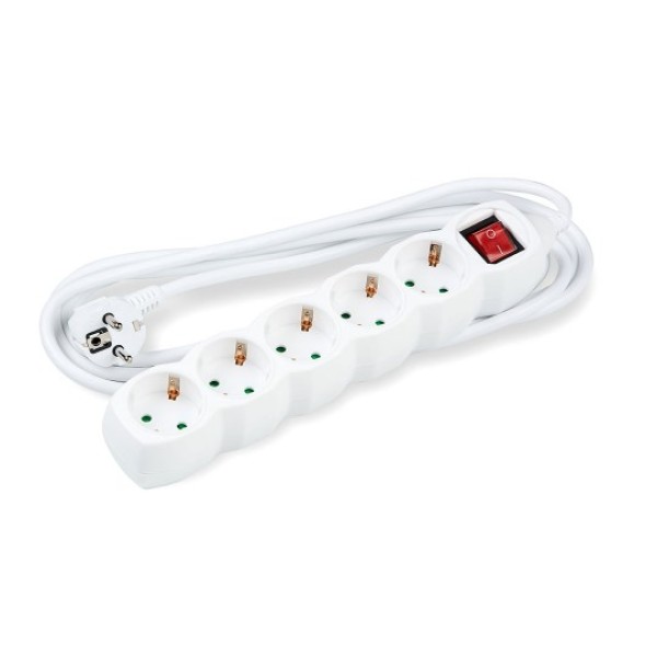 Technik Πολύπριζο 5 Θέσεων 3x1,5mm 3m με Διακόπτη