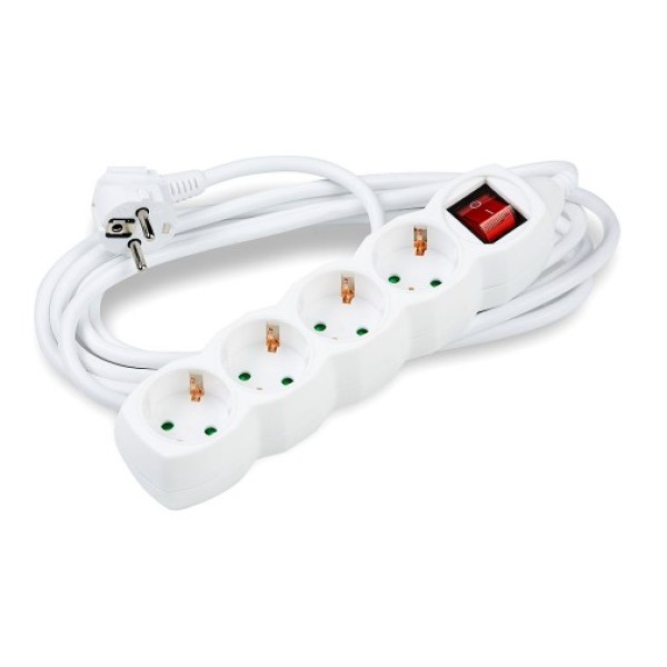 Technik Πολύπριζο 4 Θέσεων 3x1,5mm 1,5m με Διακόπτη