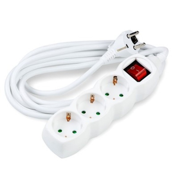 Technik Πολύπριζο 3 Θέσεων 3x1,5mm 1.5m με Διακόπτη