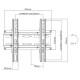 ATC Βάση TV Επιτοίχια ATC-2522