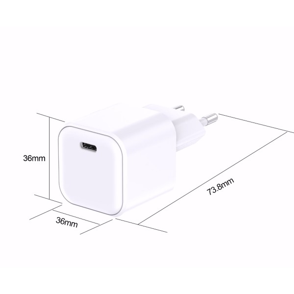 ATC-CHF3 Ultra Fast Φορτιστής 65W GaN White (Nano)