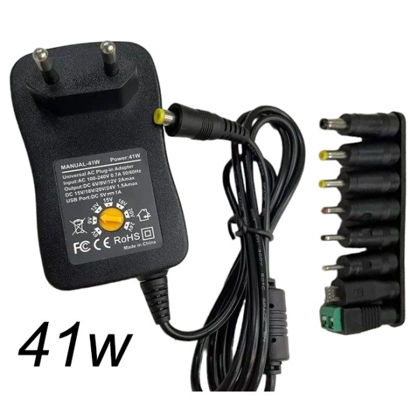 ATC Τροφοδοτικό 41W Switching με 8 κεφαλές 6V-24V