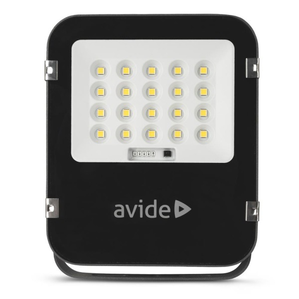 Avide LED Ηλιακός Προβολέας 50W CW 6400K με Ξεχωριστό Ηλιακό Πάνελ και Τηλεχειριστήριο