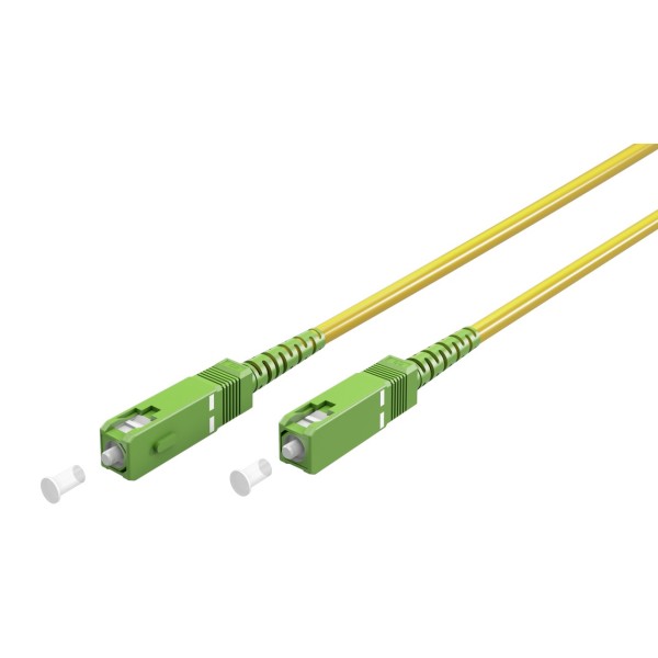 Goobay Καλώδιο Οπτικής FTTH Ίνας Μονής Λειτουργίας OS2 Κίτρινο 20m