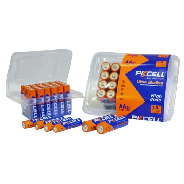 Pkcell Ultra Αλκαλική Μπαταρία AAA LR03 (24τμχ) Κλειστή