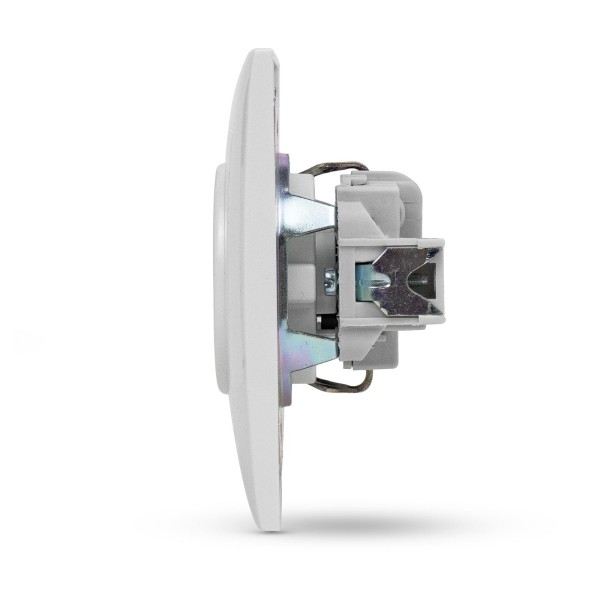 Entac Arnold Recessed wall socket earthed White