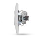 Entac Arnold Recessed wall socket earthed White