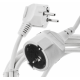 Entac Μπαλαντέζα 10m Άσπρο 3x1.5mm