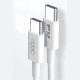 XO NB-Q190A 60W Καλώδιο Φόρτισης + Data Type-C σε Type-C 1m