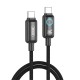 XO NB-Q312B Καλώδιο Φόρτισης & Δεδομένων Type-C σε Type-C 240W 2μ