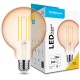 Modee Lighting Λαμπτήρας LED Filament Σφαιρικός G95 4W E27, Amber, 320°, 1800K (360 lumen)