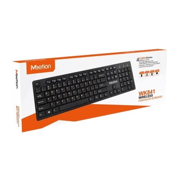 Meetion MT-WK841 Ασύρματο Πληκτρολόγιο 2.4G