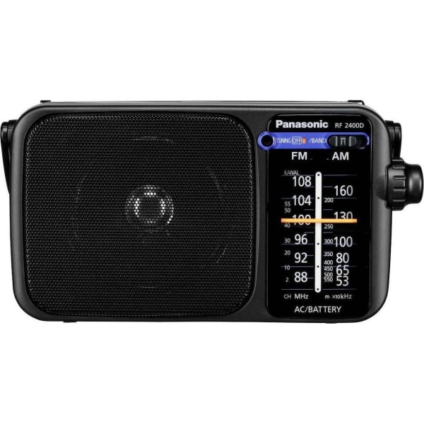 Panasonic RF-2400DEG-K Φορητό Ραδιόφωνο Ρεύματος / Μπαταρίας Μαύρο