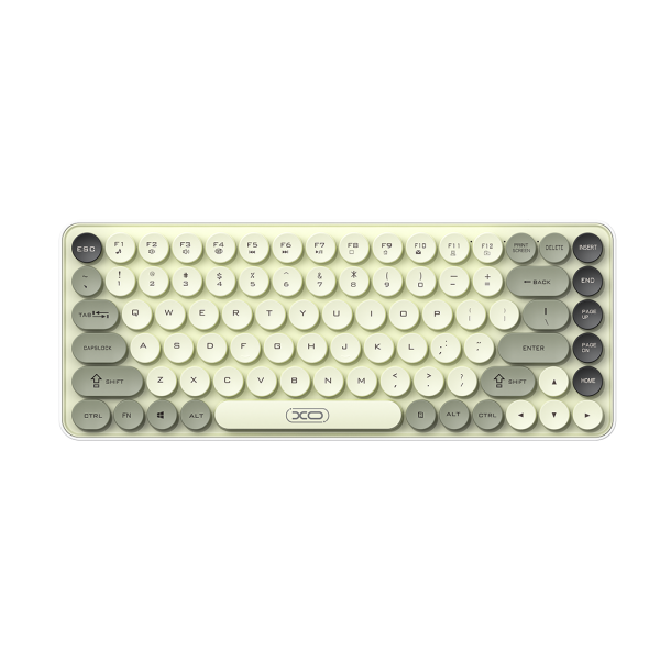 XO KB-12 Ασύρματο Πληκτρολόγιο Bluetooth Tri-Colour Γκρι