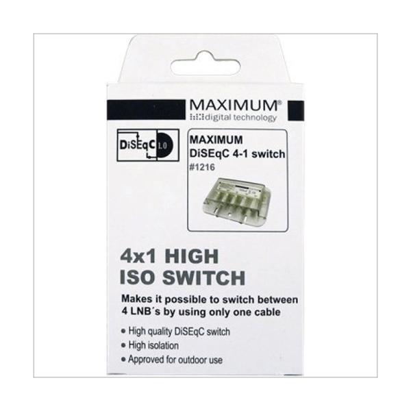 MAXIMUM Switch DiSEqC 4x1
