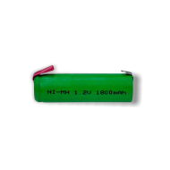 Μπαταρία επαναφορτιζόμενη AA 1.2V 1800mAh με λαμάκια