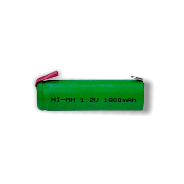 Μπαταρία επαναφορτιζόμενη AA 1.2V 1800mAh με λαμάκια