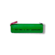 Μπαταρία επαναφορτιζόμενη AA 1.2V 1500mAh με λαμάκια