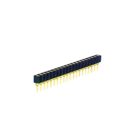 Pin headers θηλυκά επίχρυσα 7.27mm