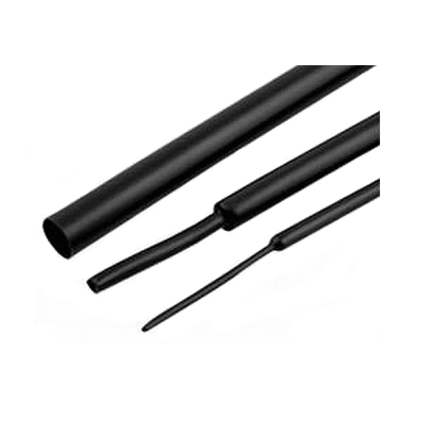 Θερμοσυστελόμενο 3.2/1.6mm μαύρο χρώμα 1m