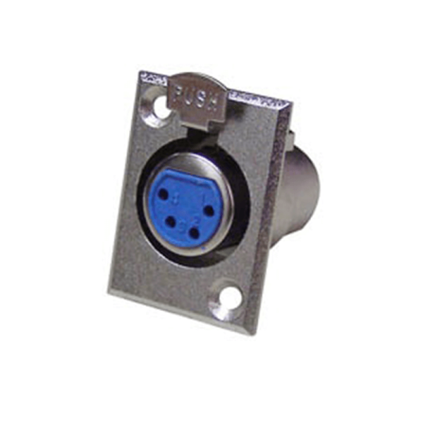 XLR4 Θηλυκό για σασί