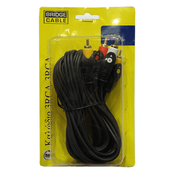 BRIDGE CABLE Καλώδιο 3RCA σε 3RCA 3m