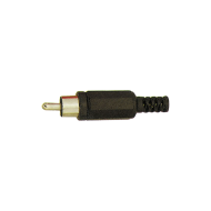 RCA πλαστικό μαύρο CN-75/B