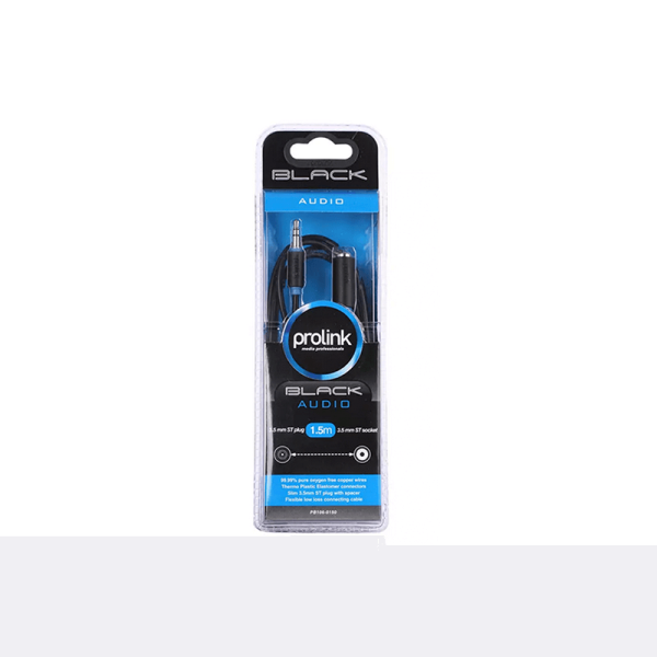 PROLINK Καλώδιο JACK 3.5mm αρσενικό σε θηλυκό PB106-0500 5m