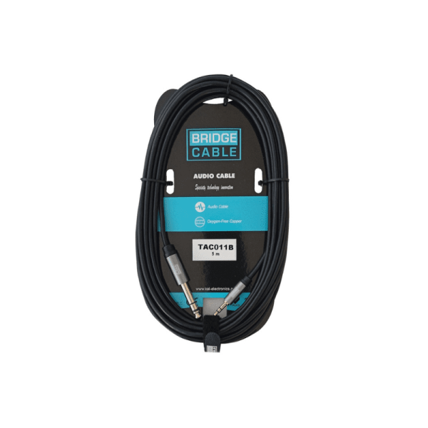 BRIDGE CABLE Καλώδιο 6,3mm Stereo - 3,5mm Stereo TAC011A 3m